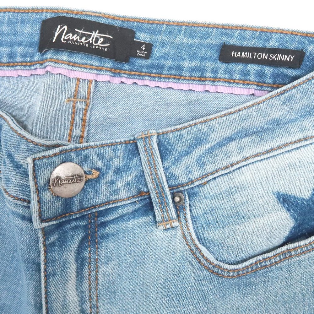 NANETTE LEPORE Hamilton Mid-Rise Skinny Jeans - Picture 4 of 8